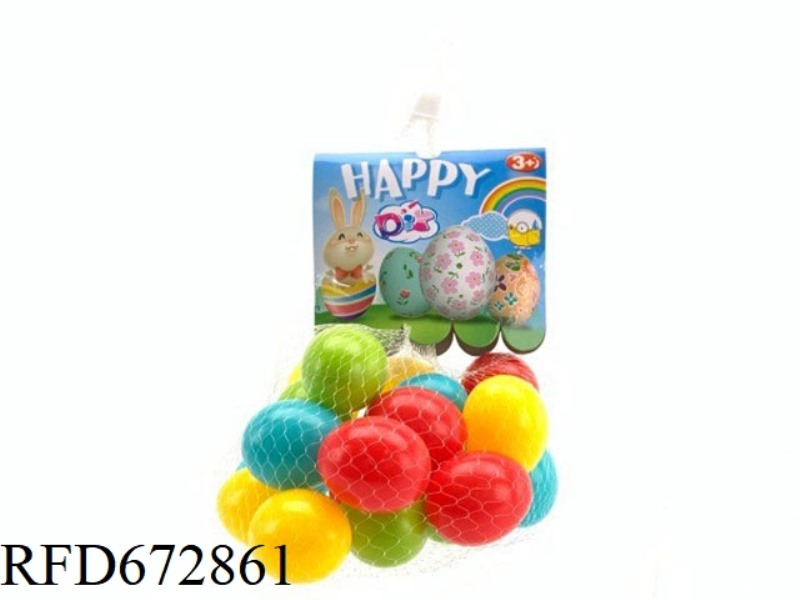 PLAYING HOUSE WITH COLORFUL EGGS