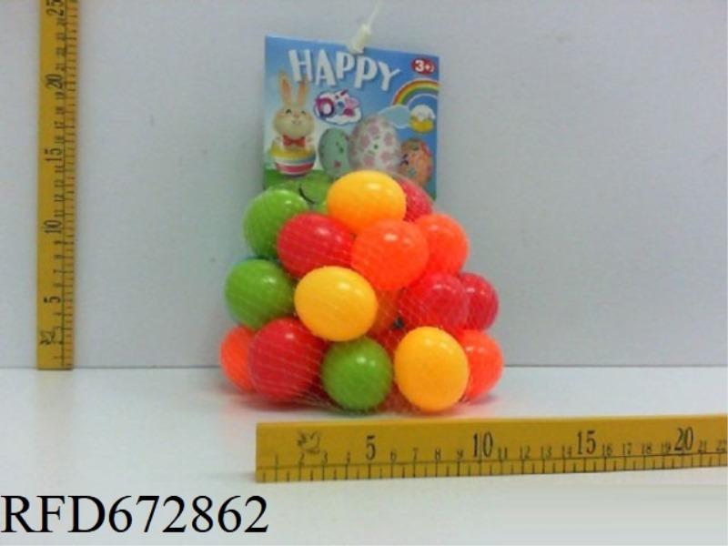 PLAYING HOUSE WITH COLORFUL EGGS
