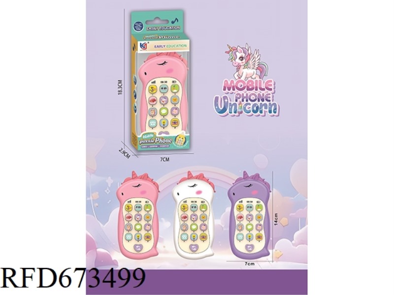 UNICORN PUZZLE EARLY EDUCATION MUSIC PHONE