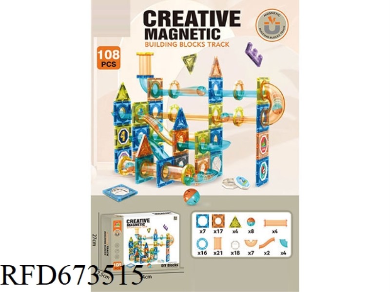108PCS MAGNETIC PLATES