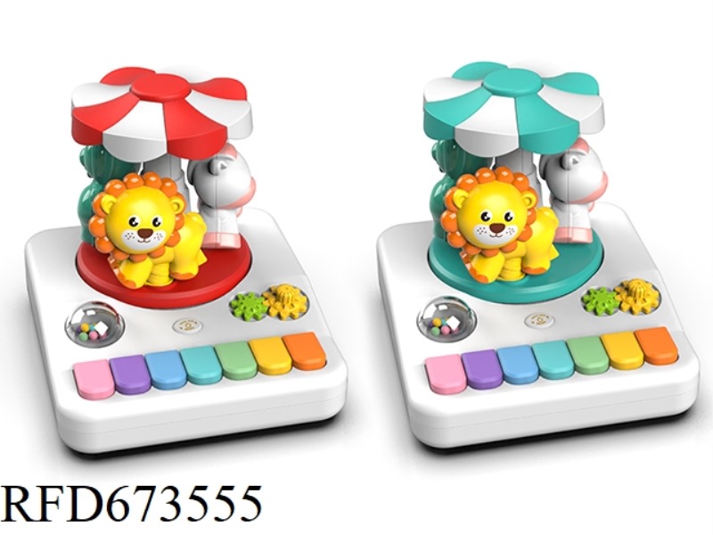 ROTATING ANIMAL ELECTRONIC ORGAN (4 PCS)