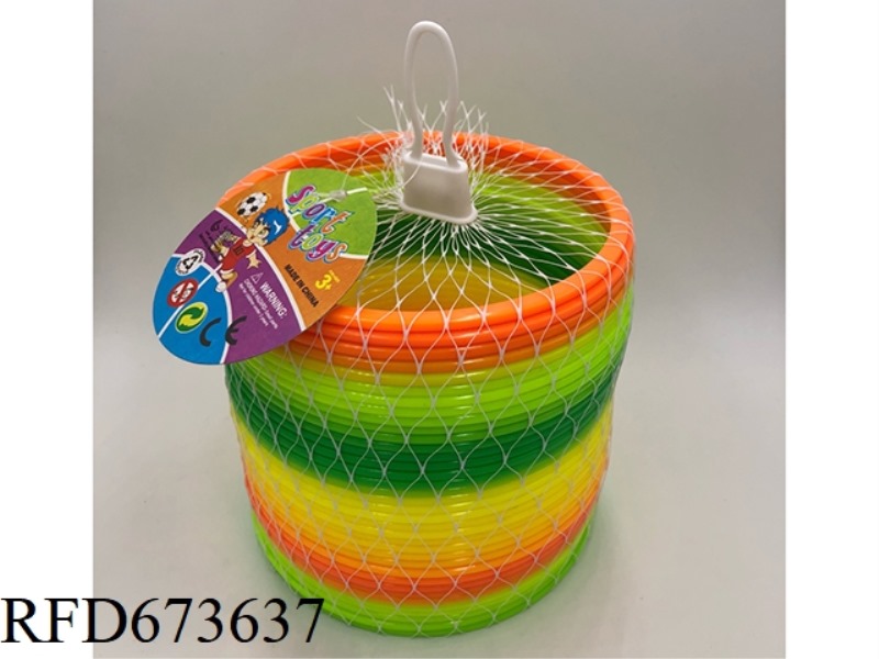 SPRING-COLORED RAINBOW CIRCLE