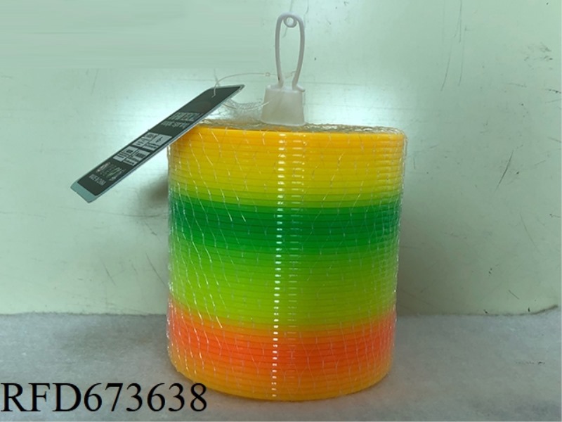 SPRING-COLORED RAINBOW CIRCLE