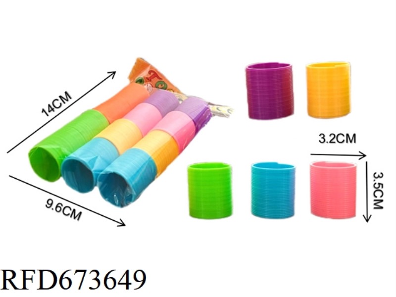 TWELVE SOLID-COLOR RAINBOW RINGS