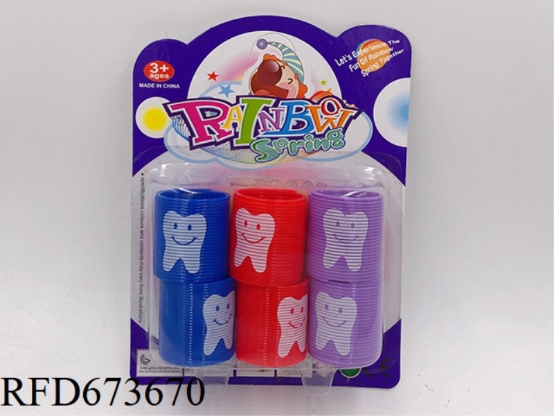 TOOTH RAINBOW RING