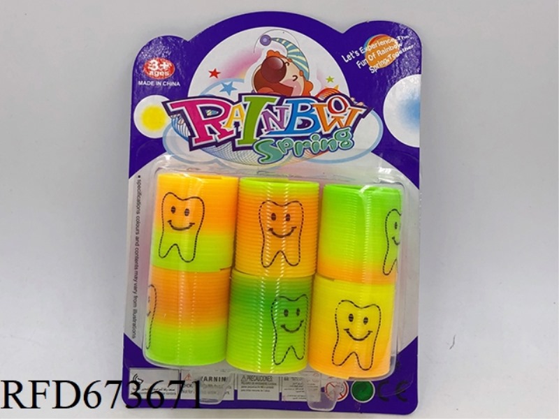 TOOTH RAINBOW RING