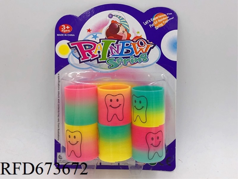 TOOTH RAINBOW RING
