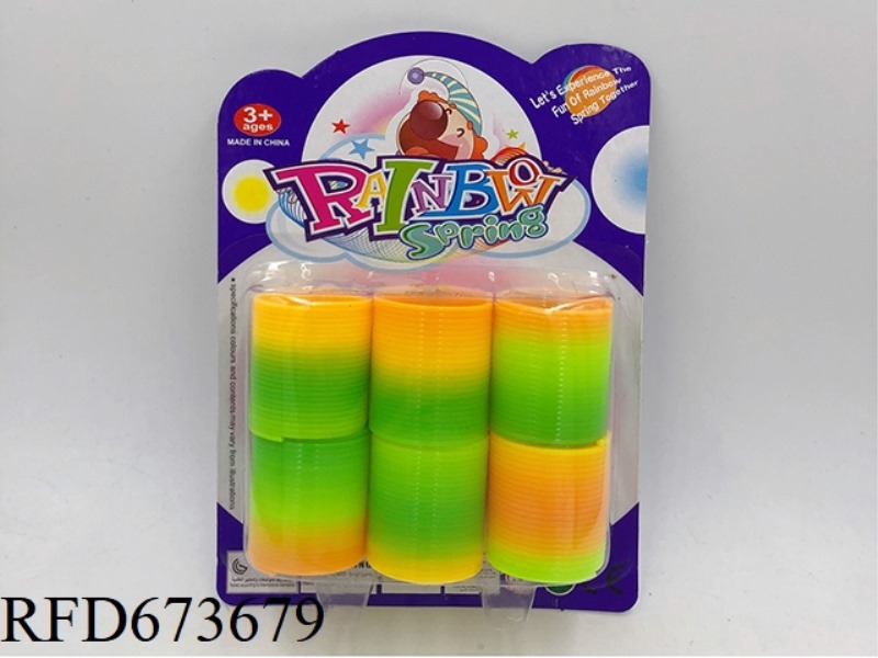 SPRING-COLORED RAINBOW CIRCLE