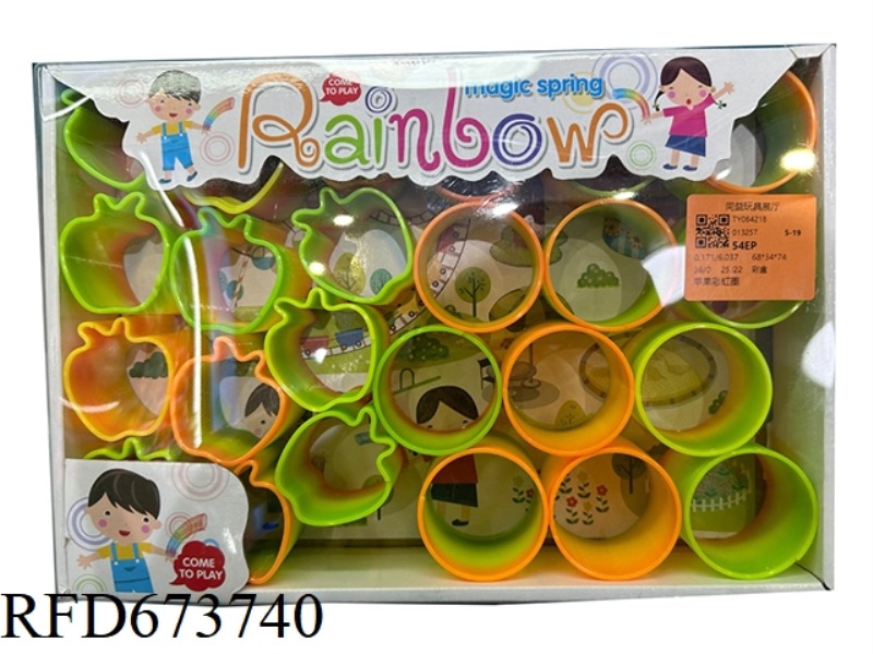 APPLE RAINBOW RING
