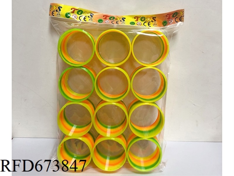 SPRING-COLORED RAINBOW CIRCLE
