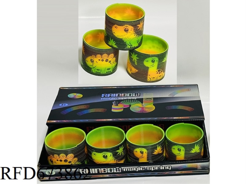 DINOSAUR SPRING COLOR 12 PIECES