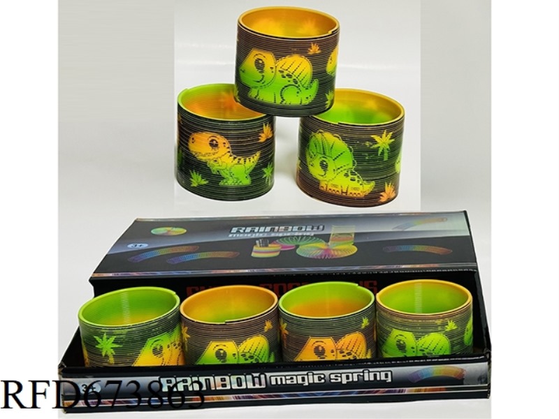 DINOSAUR SPRING COLOR 12 PIECES