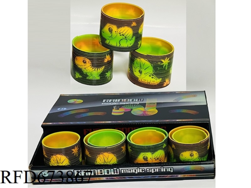 DINOSAUR SPRING COLOR 12 PIECES