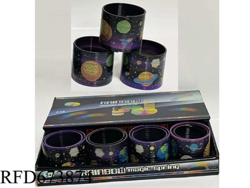 12 PIECES OF STARRY SKY RAINBOW CIRCLES
