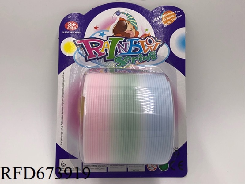 TRANSPARENT IRREGULAR-SHAPED RAINBOW CIRCLE