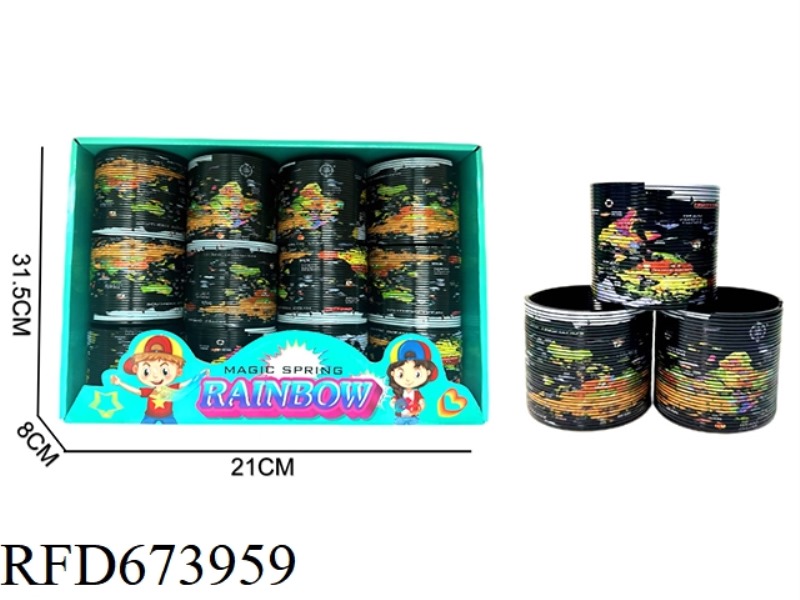 THE EARTH'S THERMAL REVOLUTION RAINBOW CIRCLE CONSISTS OF 12PCS