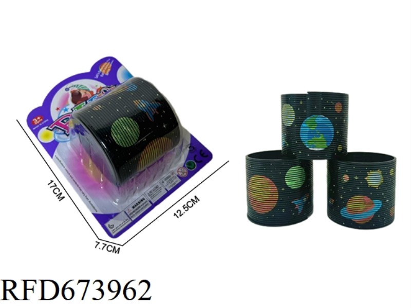 THE STARRY SKY IS SPINNING IN A RAINBOW CIRCLE