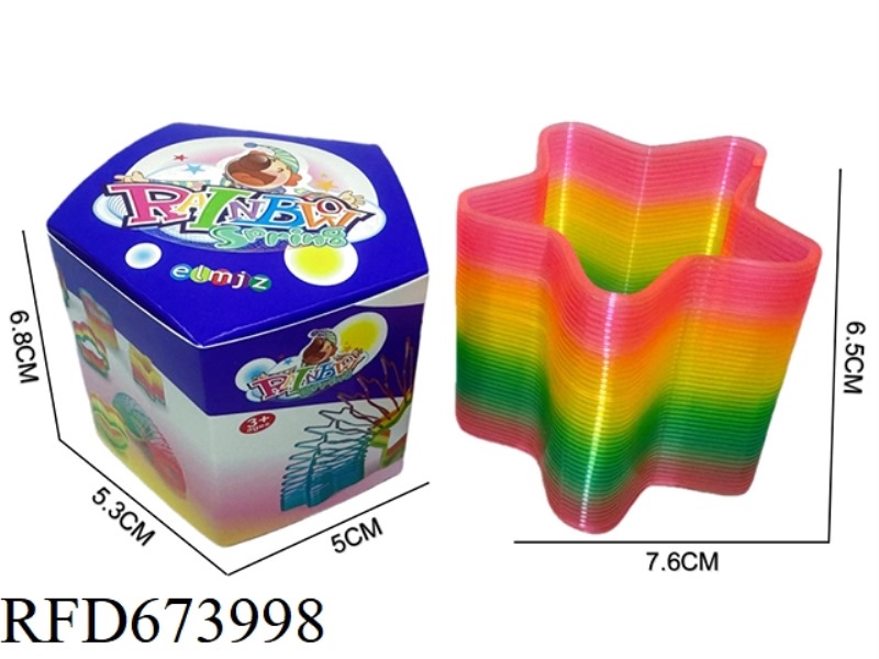 FIVE-POINTED STAR-SHAPED TRANSPARENT COLOR
