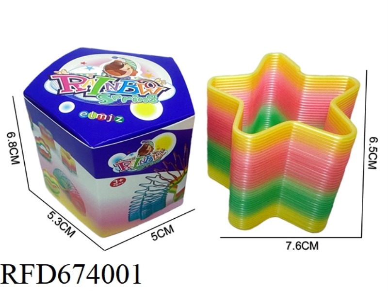 FIVE-POINTED STAR-SHAPED PEARLESCENT COLOR