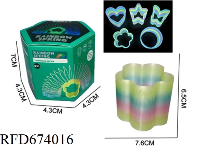 PLUM BLOSSOM-SHAPED GLOW-IN-THE-DARK TAIWANESE COLOR