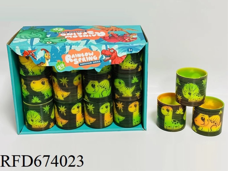 DINOSAUR SPRING COLOR 24 PIECES