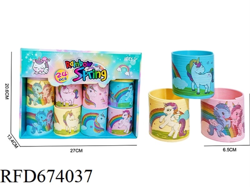 UNICORN THREE-COLOR MIXED RAINBOW CIRCLE