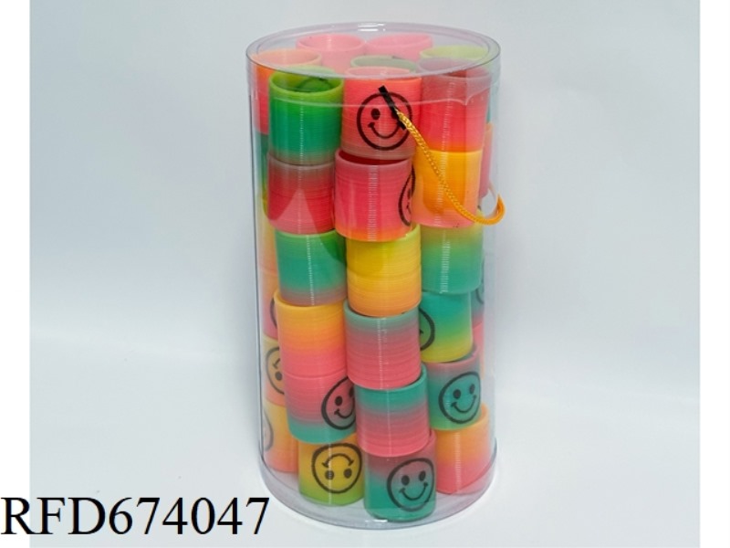 SMILING FACE RAINBOW CIRCLE