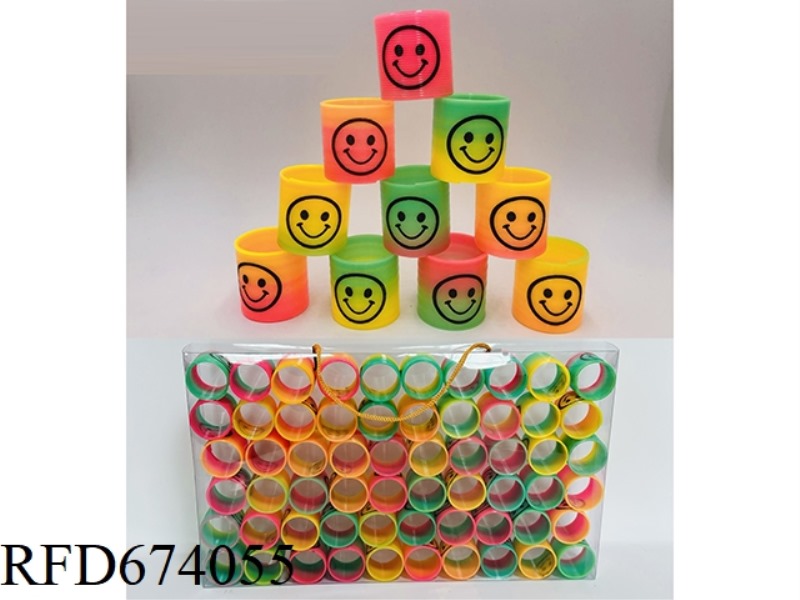 SMILING FACE RAINBOW CIRCLE