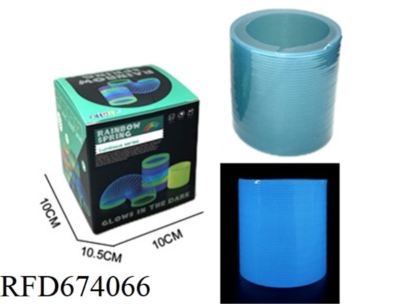 THE BLUE RAINBOW CIRCLE OF THE NIGHT LIGHT