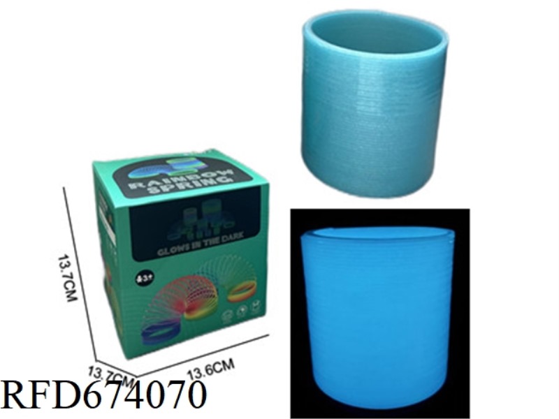 THE BLUE RAINBOW CIRCLE OF THE NIGHT LIGHT