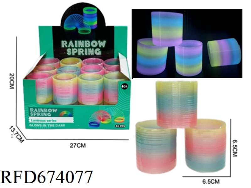 LUMINOUS TAIWAN-COLORED RAINBOW CIRCLE