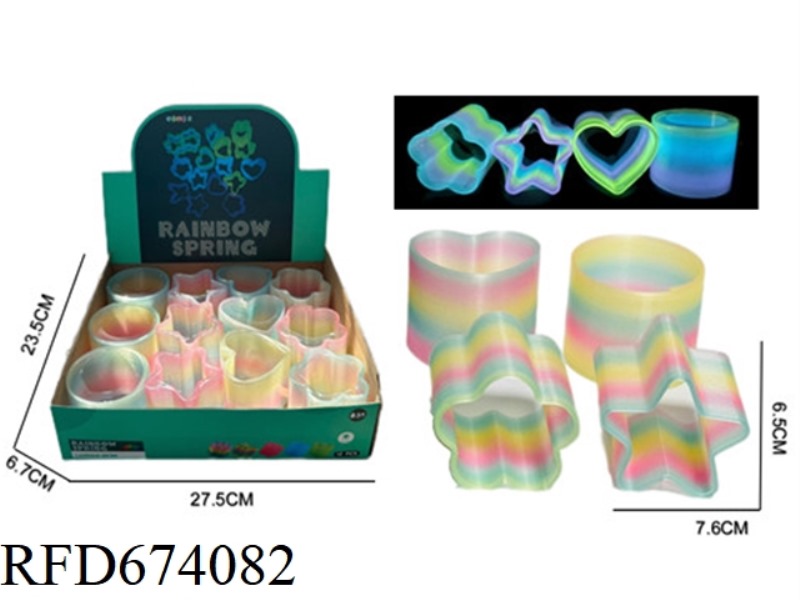 LUMINOUS IRREGULAR-SHAPED RAINBOW CIRCLE
