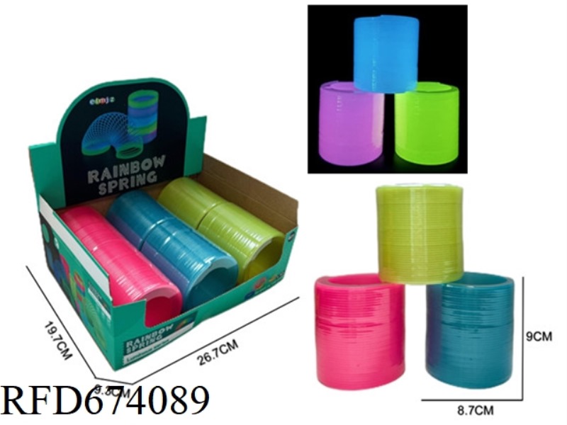 LUMINOUS MONOCHROME RAINBOW CIRCLE