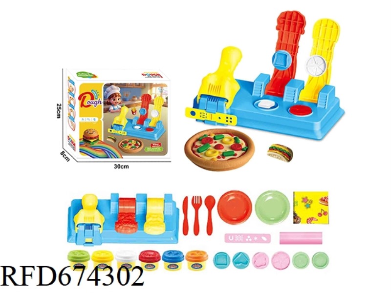 CREATIVE HAMBURGER MACHINE CLAY SET