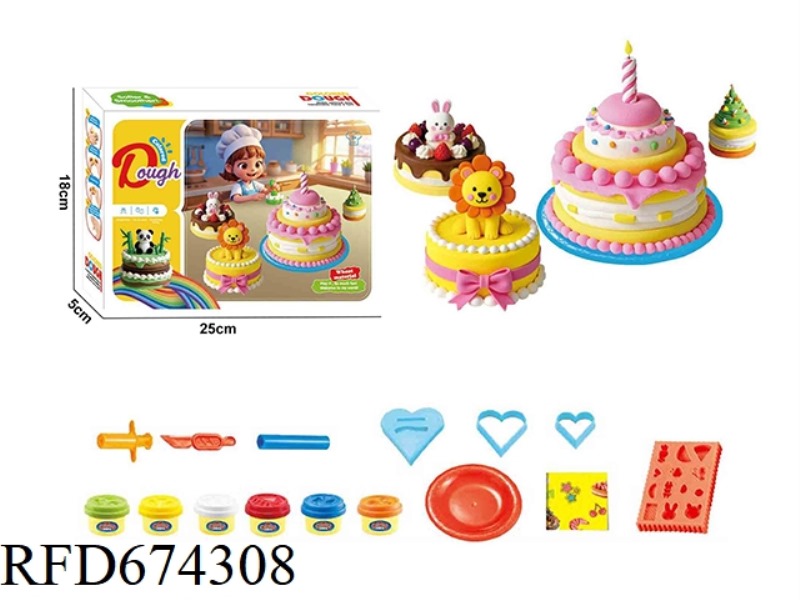 DELICIOUS CAKE CLAY SET