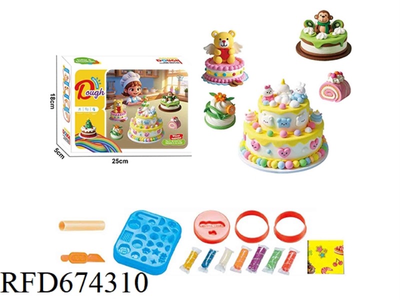 DELICIOUS CAKE CLAY SET