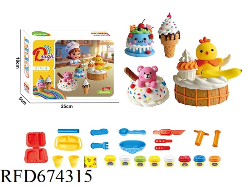 SUMMER ICE CREAM CLAY SET