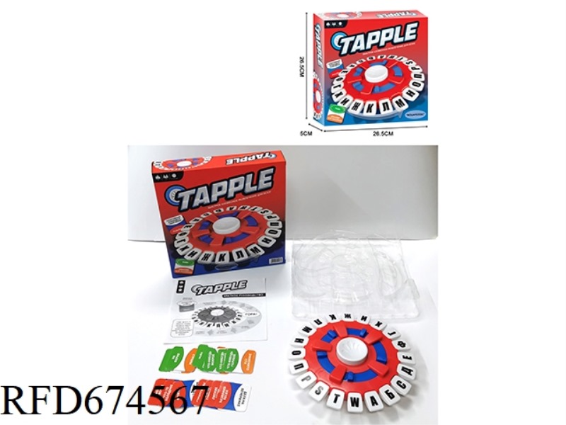 RUSSIAN TAPPLE CRAZY LETTER GAME DISC