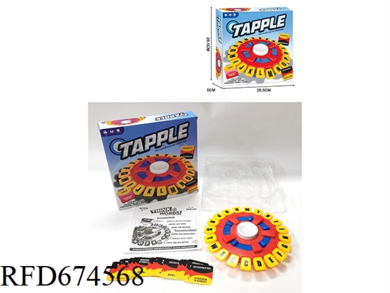 GERMAN TAPPLE CRAZY LETTER GAME DISC