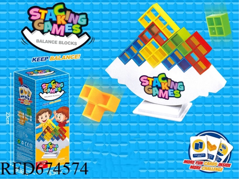 TETRIS BALANCE JIGSAW BLOCKS 64 PCS (NEW VERSION)