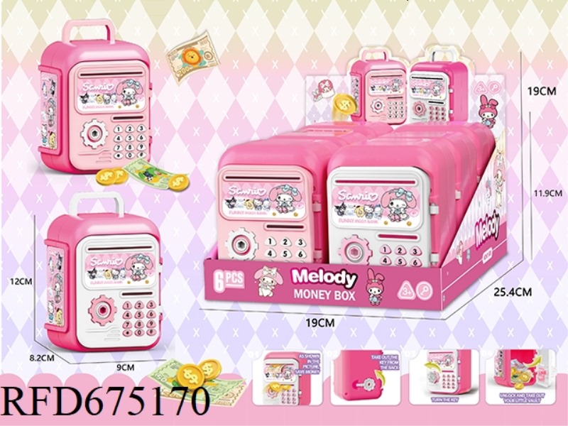 6PCS OF MELODY PIGGY BANK