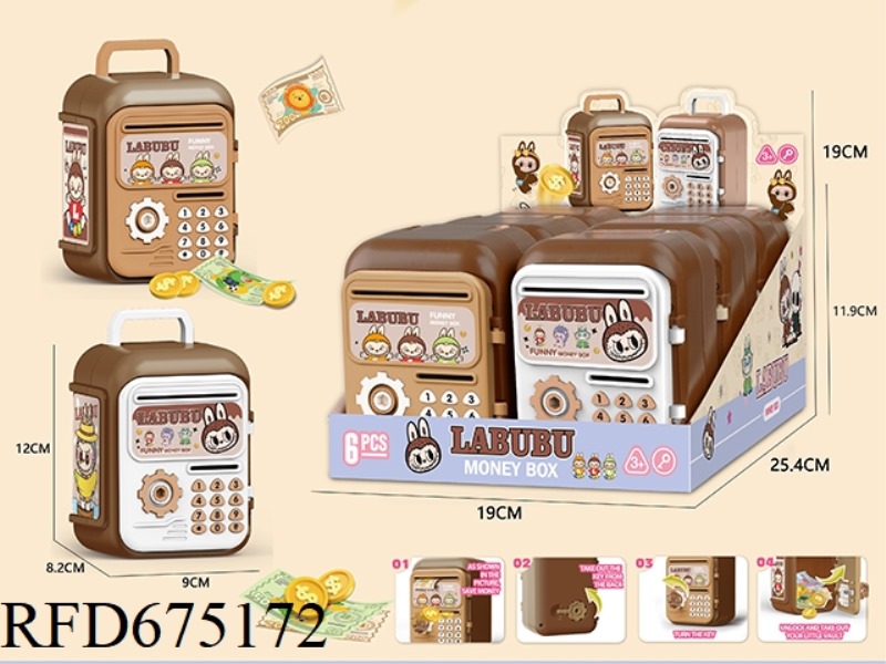 6PCS OF LABAB PIGGY BANKS