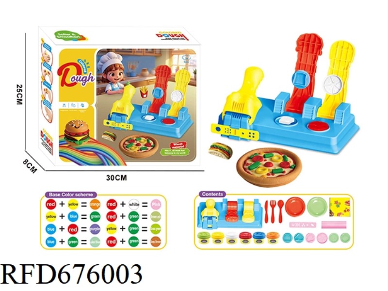 CREATIVE HAMBURGER MACHINE - COLORED CLAY SERIES