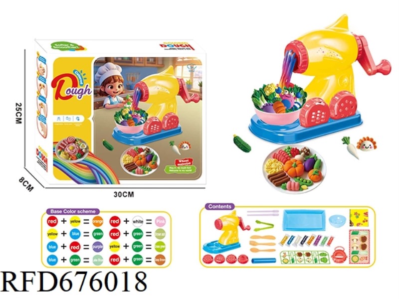 FUN NOODLE MACHINE - COLORFUL CLAY SERIES