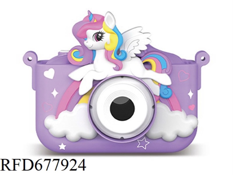 PURPLE PONY HD DUAL CAMERA CHILDREN'S CAMERA/CHILDREN'S CAMERA