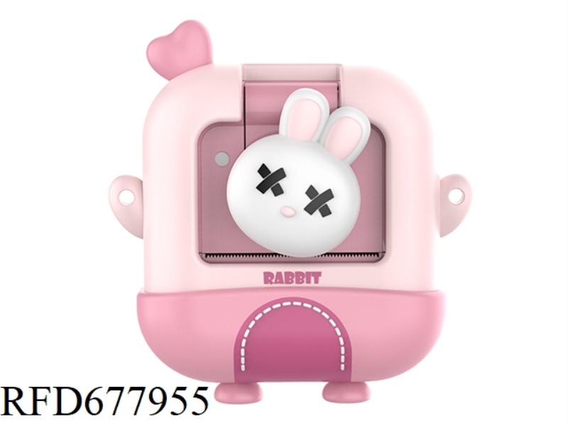 PINK RABBIT CHILDREN'S PRINT CAMERA/CHILDREN'S PRINT CAMERA/