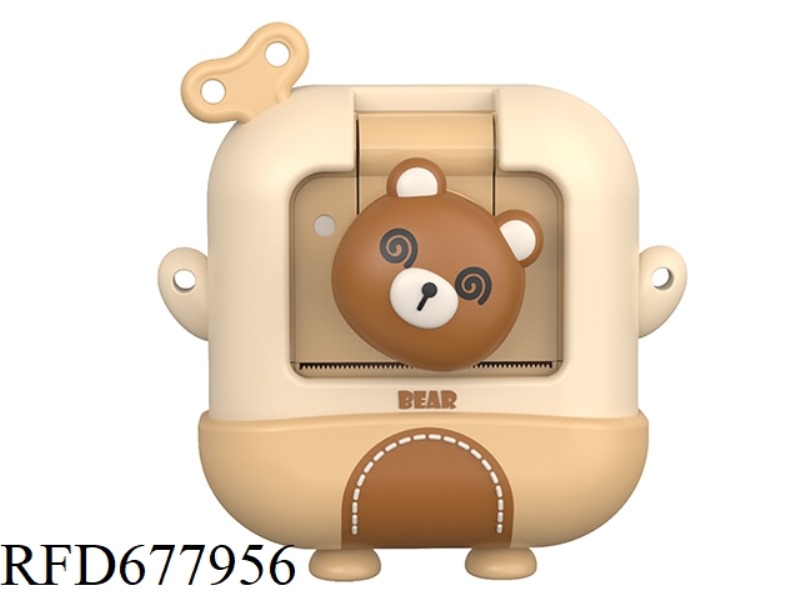 BROWN BEAR CHILDREN'S PRINT CAMERA/CHILDREN'S PRINT CAMERA/