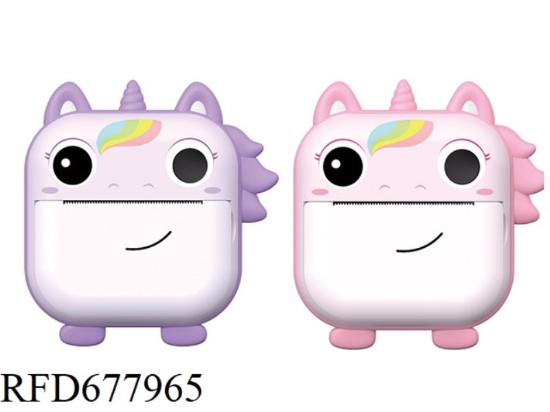 STANDING UNICORN PRINTING CAMERA/CHILDREN'S PRINTING CAMERA/CHILDREN'S POLAROID