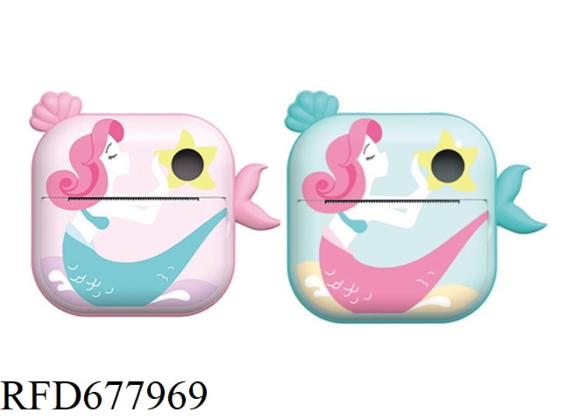 MERMAID PRINTING CAMERA/CHILDREN'S PRINTING CAMERA/CHILDREN'S POLAROID