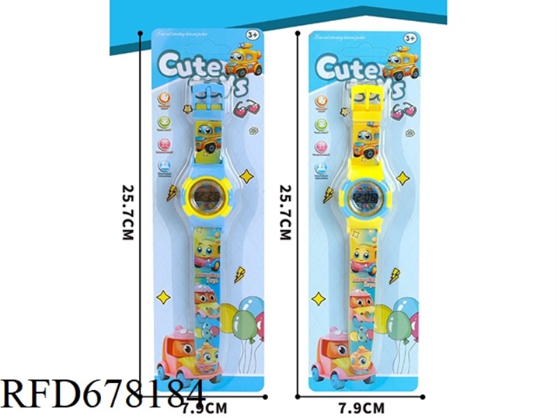 CHILDREN'S WATCH CARTOON CAR